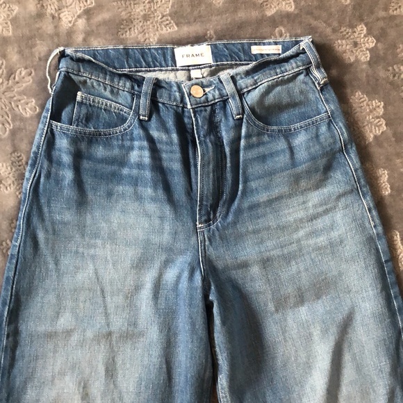 Frame Le Pixie High ‘N’ Tight Wide Leg size 27 - Picture 2 of 4